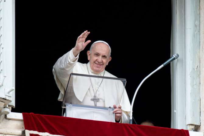 Pope Francis at Regina Coeli address on May 2, 2021